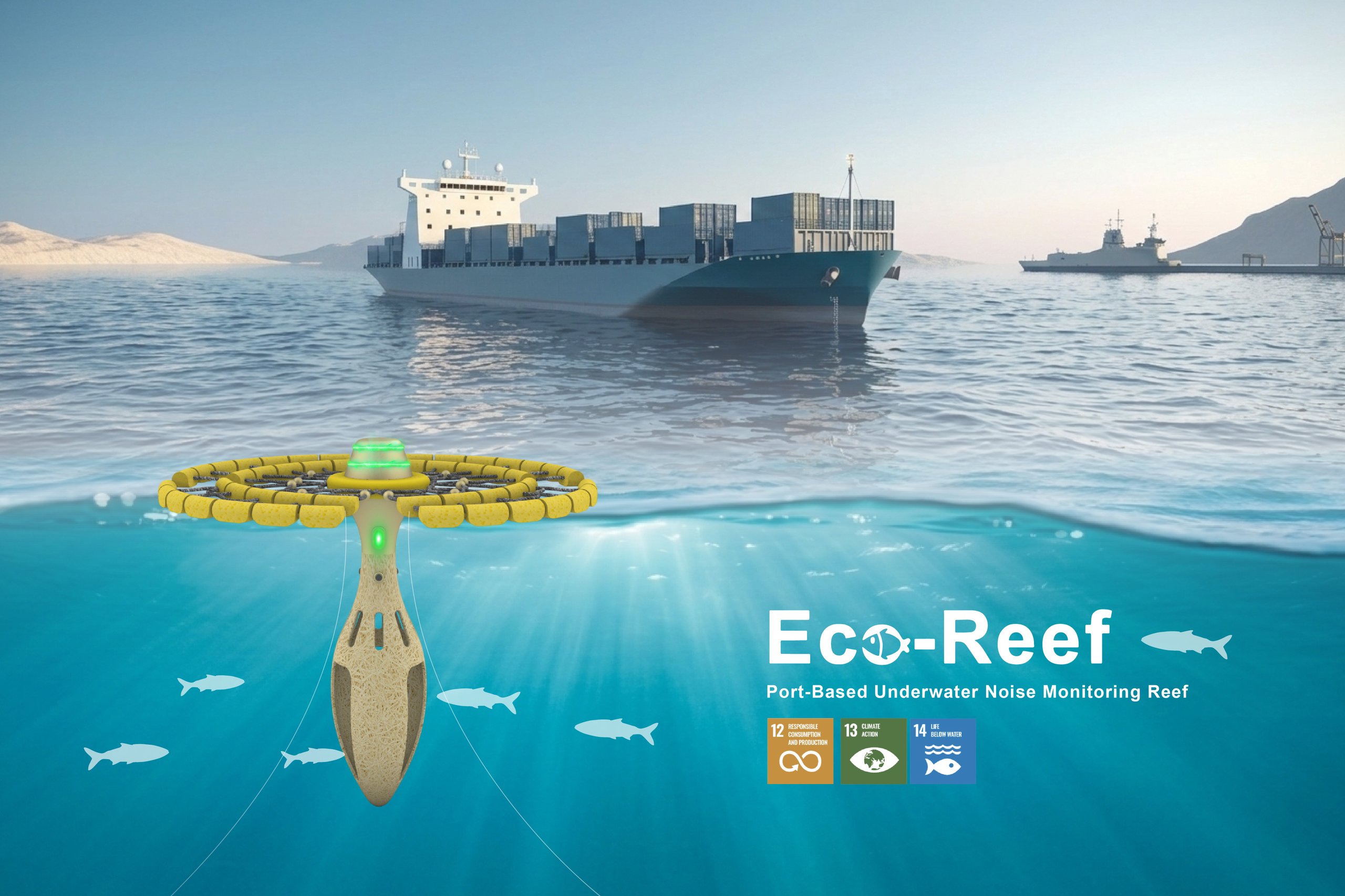 Eco-Reef : Port-Based Underwater Noise Monitoring Reef, Winner, 2026 ISARCH Product Award – Student