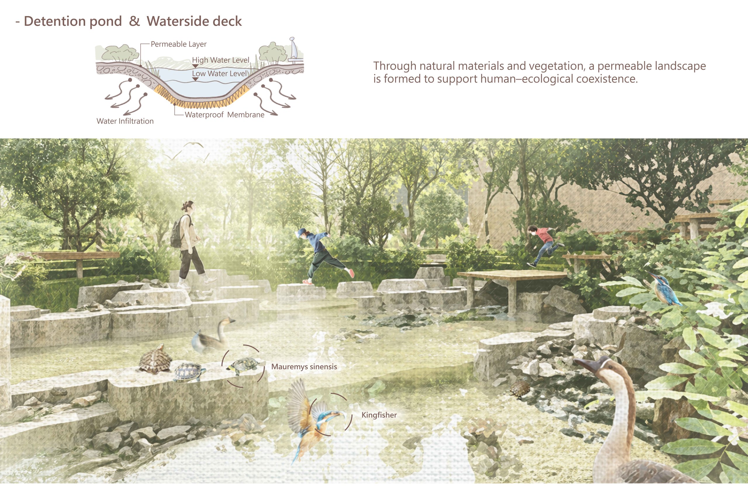 Interstices of the Grey Forest - Constructing New Relationships Between Humans and Nature, Winner, 2026 ISARCH Architecture Award – Student