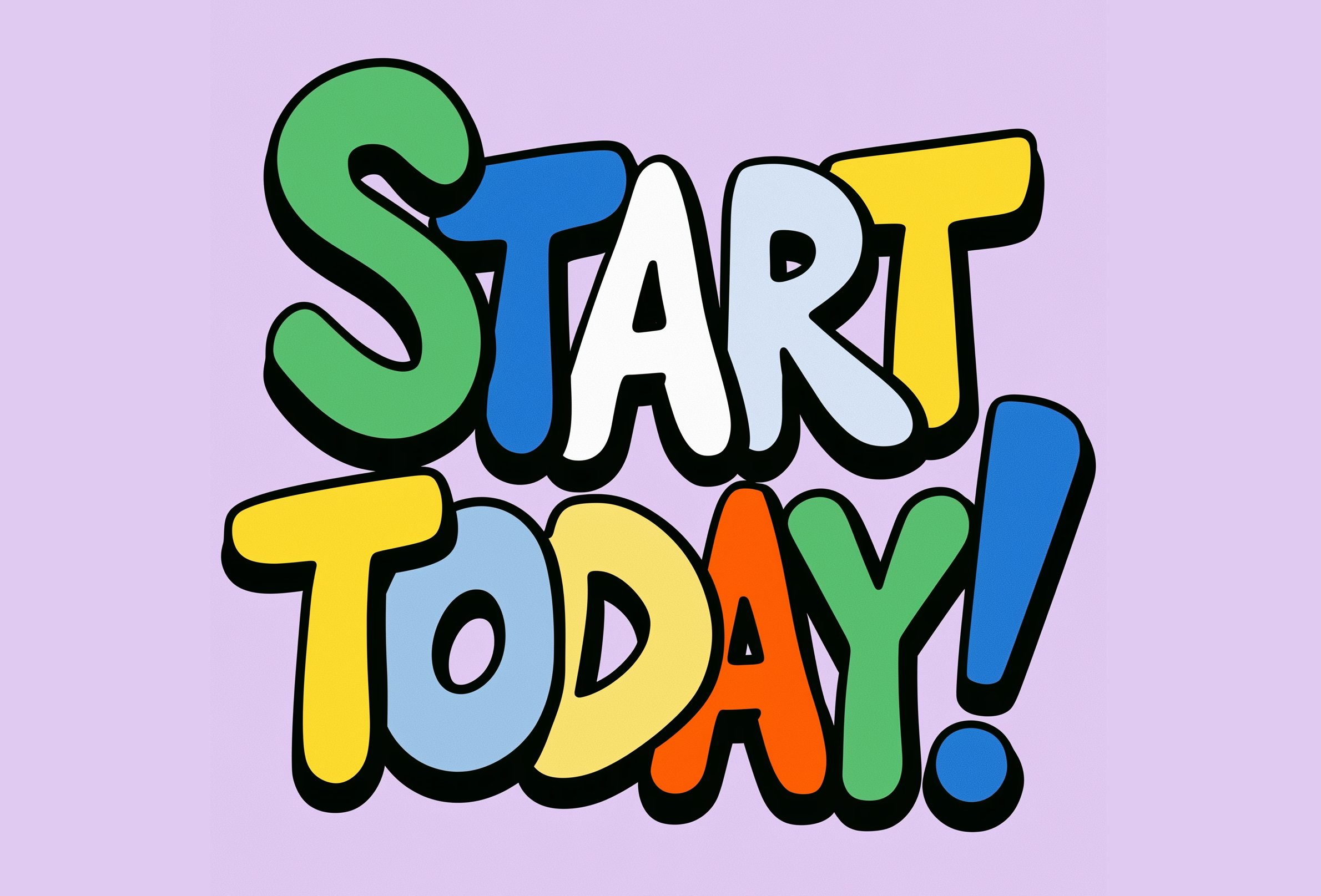 START TODAY! Type Kit, Winner, 2026 ISARCH Graphic Award – Professional