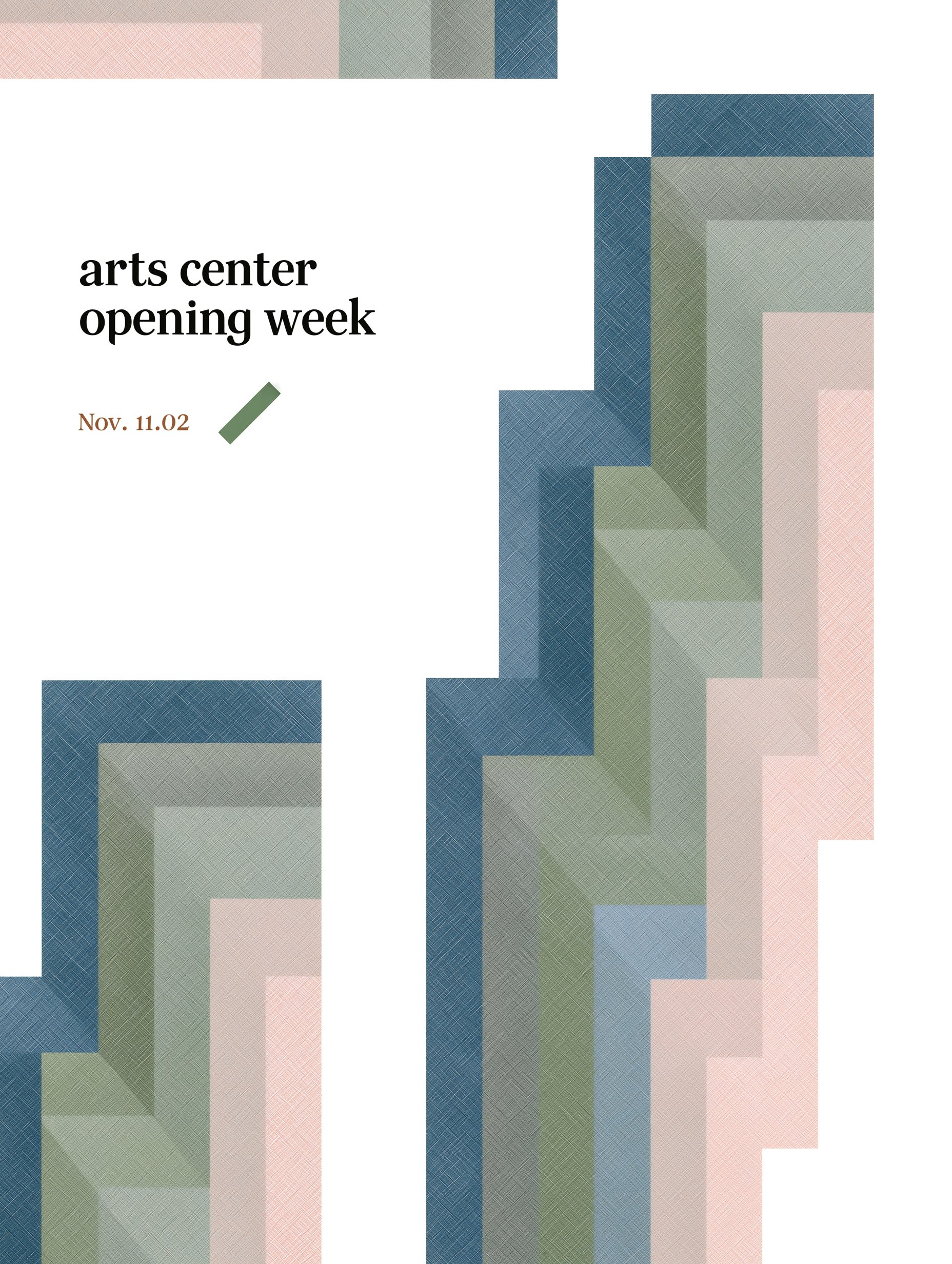 Step Inside: Arts Center Opening Week, Silver Award, 2026 ISARCH Graphic Award – Student