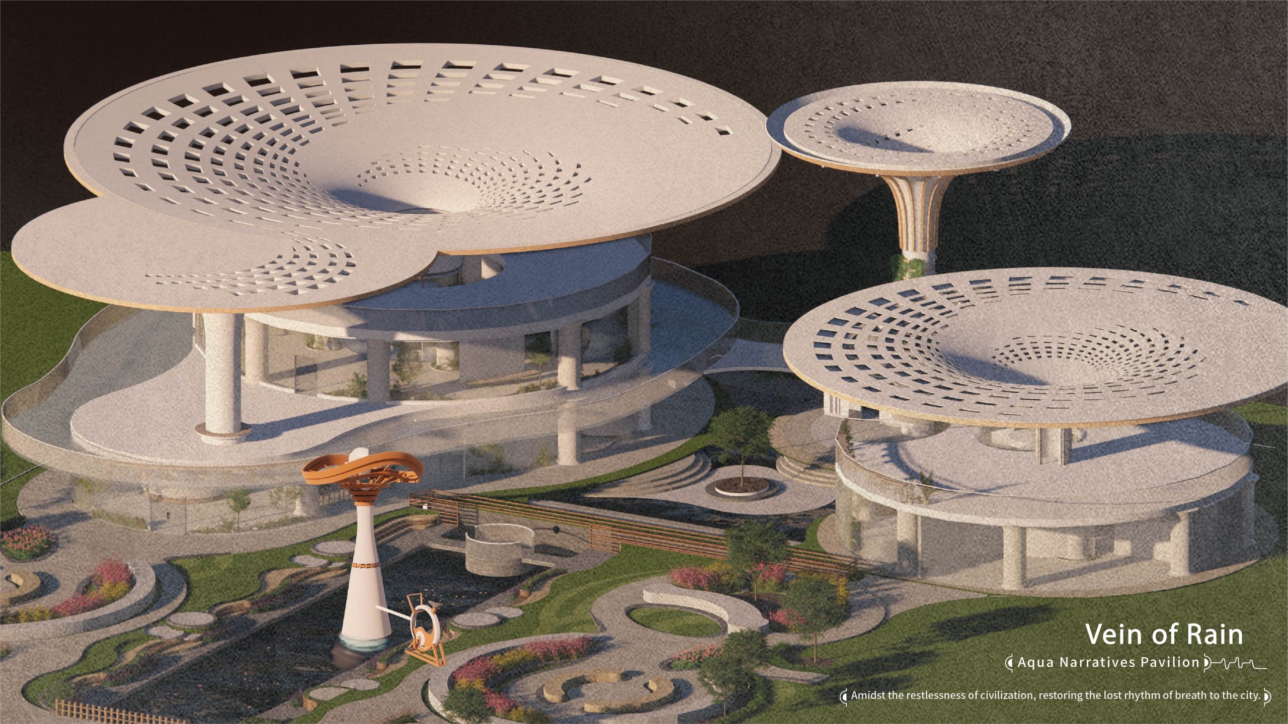 Vein of Rain, Winner, 2026 ISARCH Architecture Award – Student